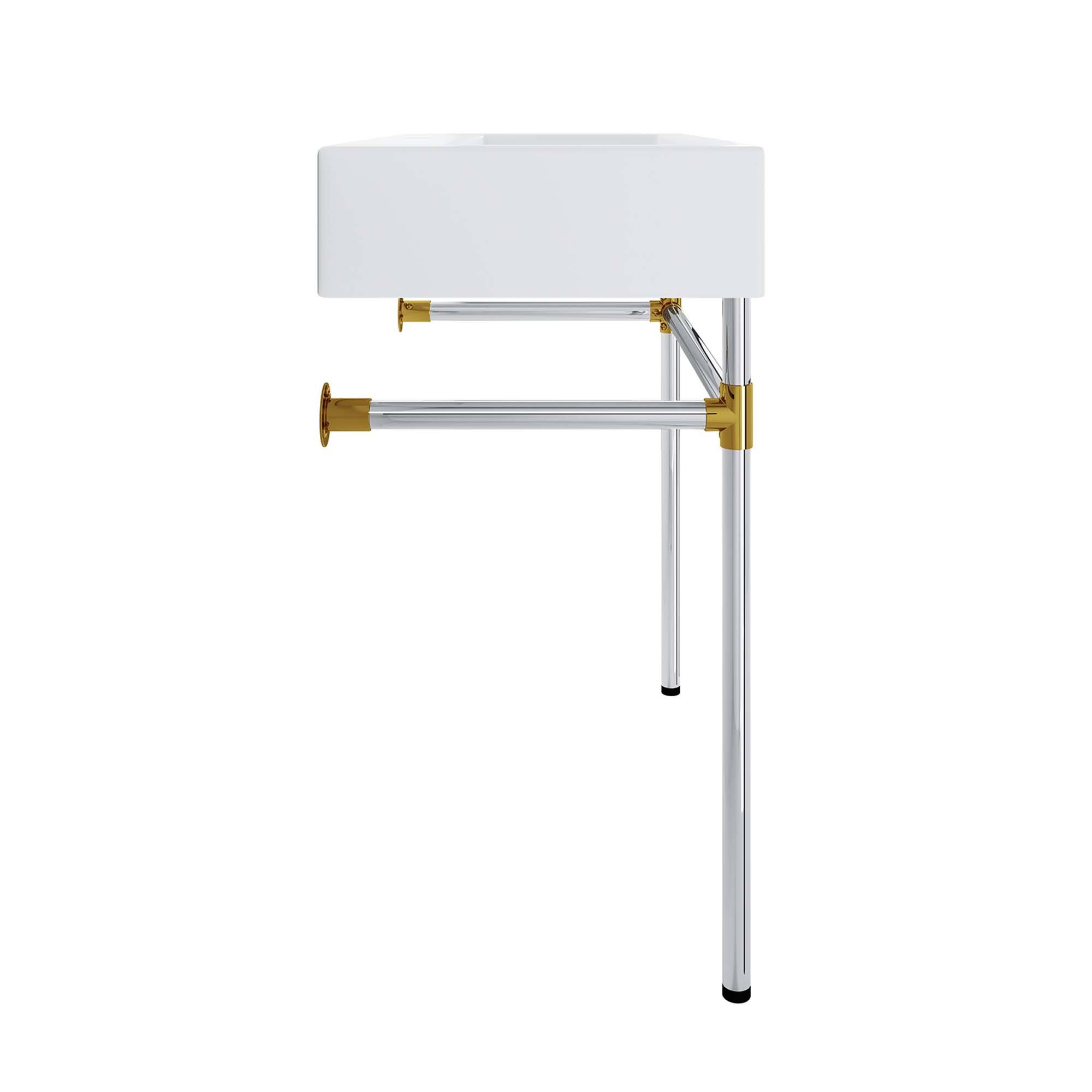 Alt View 1. Modway - Redeem Wall-Mount Bathroom Vanity Basin Included - Silver White.