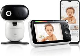 Motorola - Refurbished Excellent - PIP1510 CONNECT 5.0” Wi-Fi® Motorized Video Baby Monitor - White