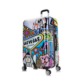 InUSA - Prints Lightweight Hardside Spinner Luggage 28" - LAS VEGAS