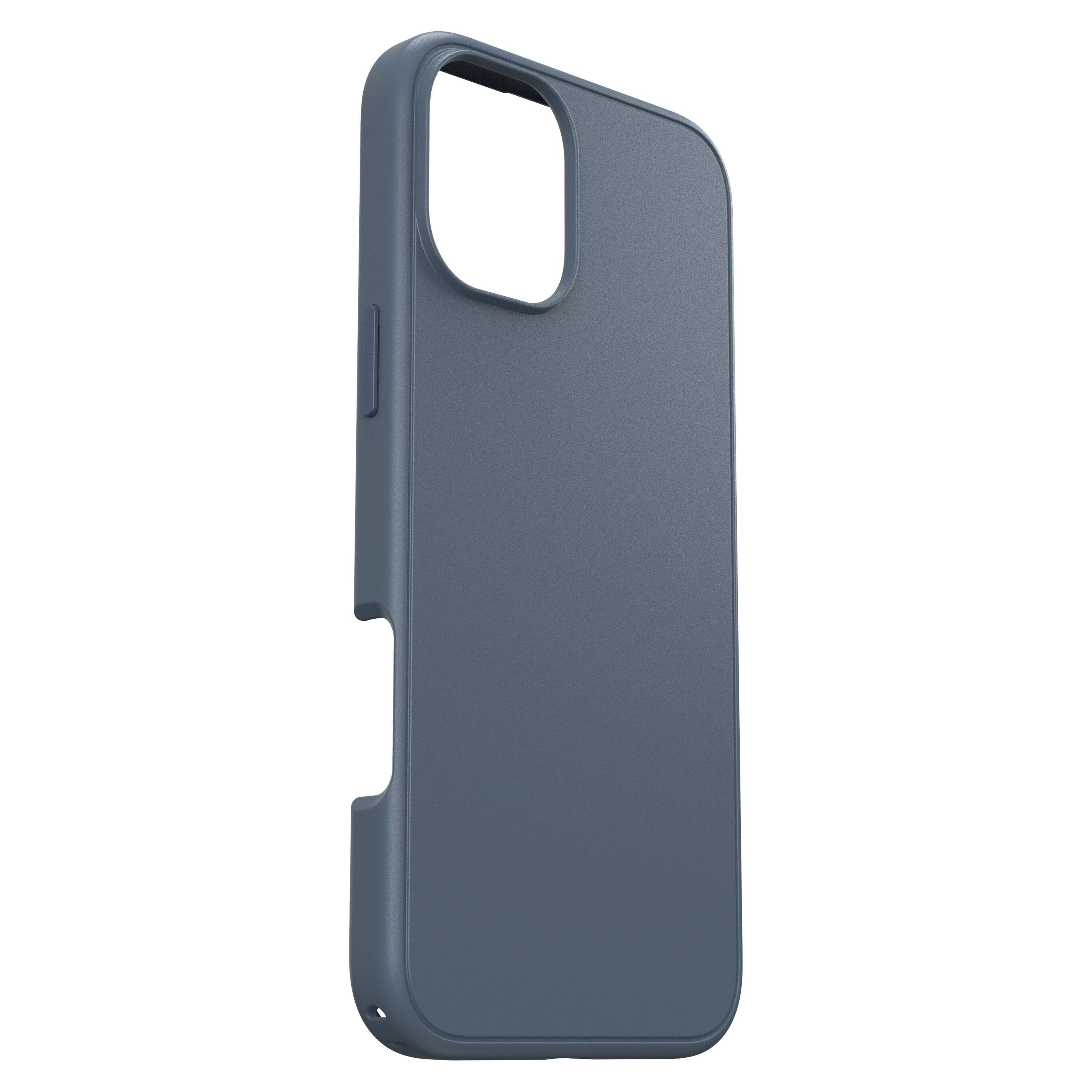 Left. OtterBox - Symmetry Series Hard Shell for MagSafe for Apple iPhone 16 Plus - Bluetiful.