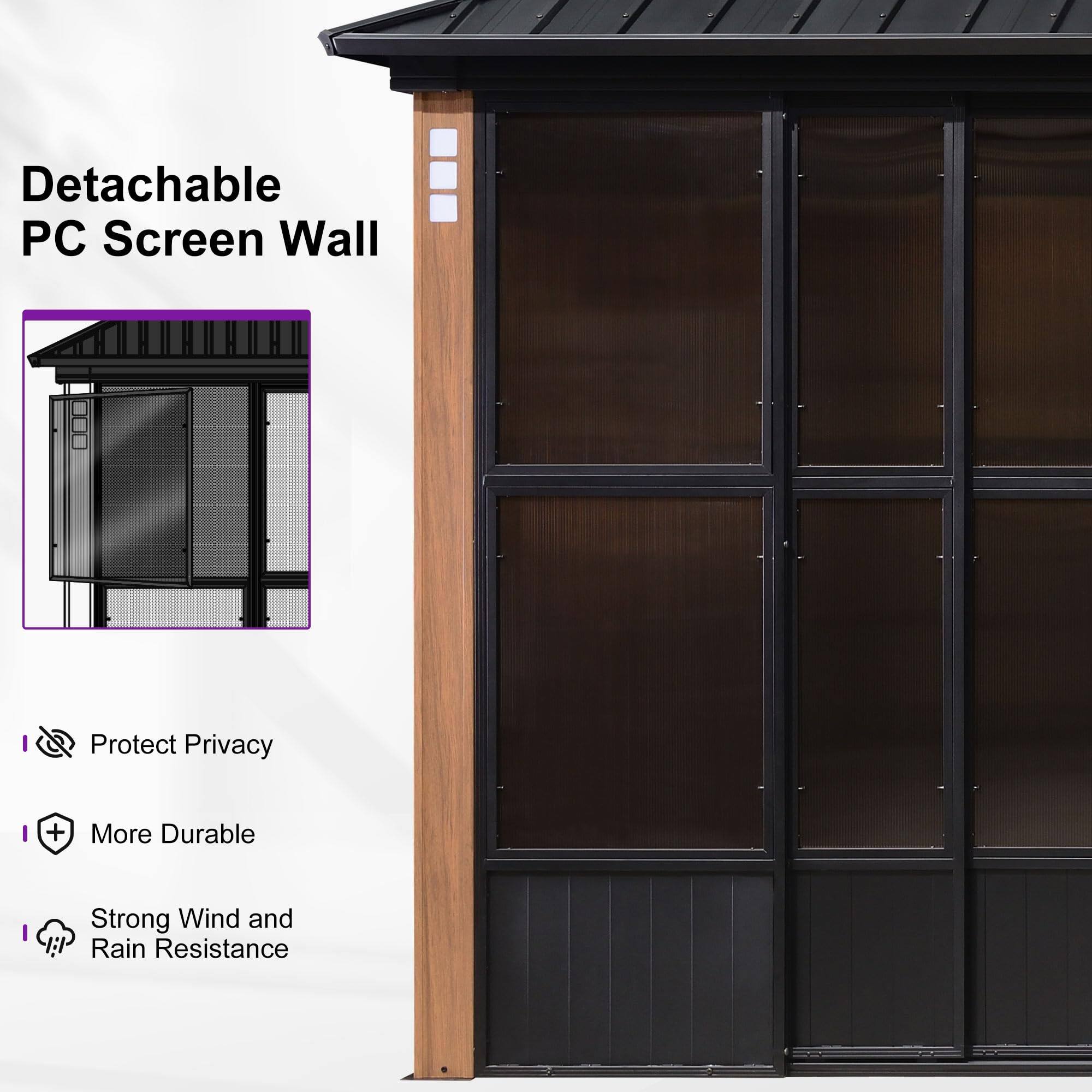 Detachable PC Screen Wall

- Protect Privacy
- More Durable
- Strong Wind and Rain Resistance