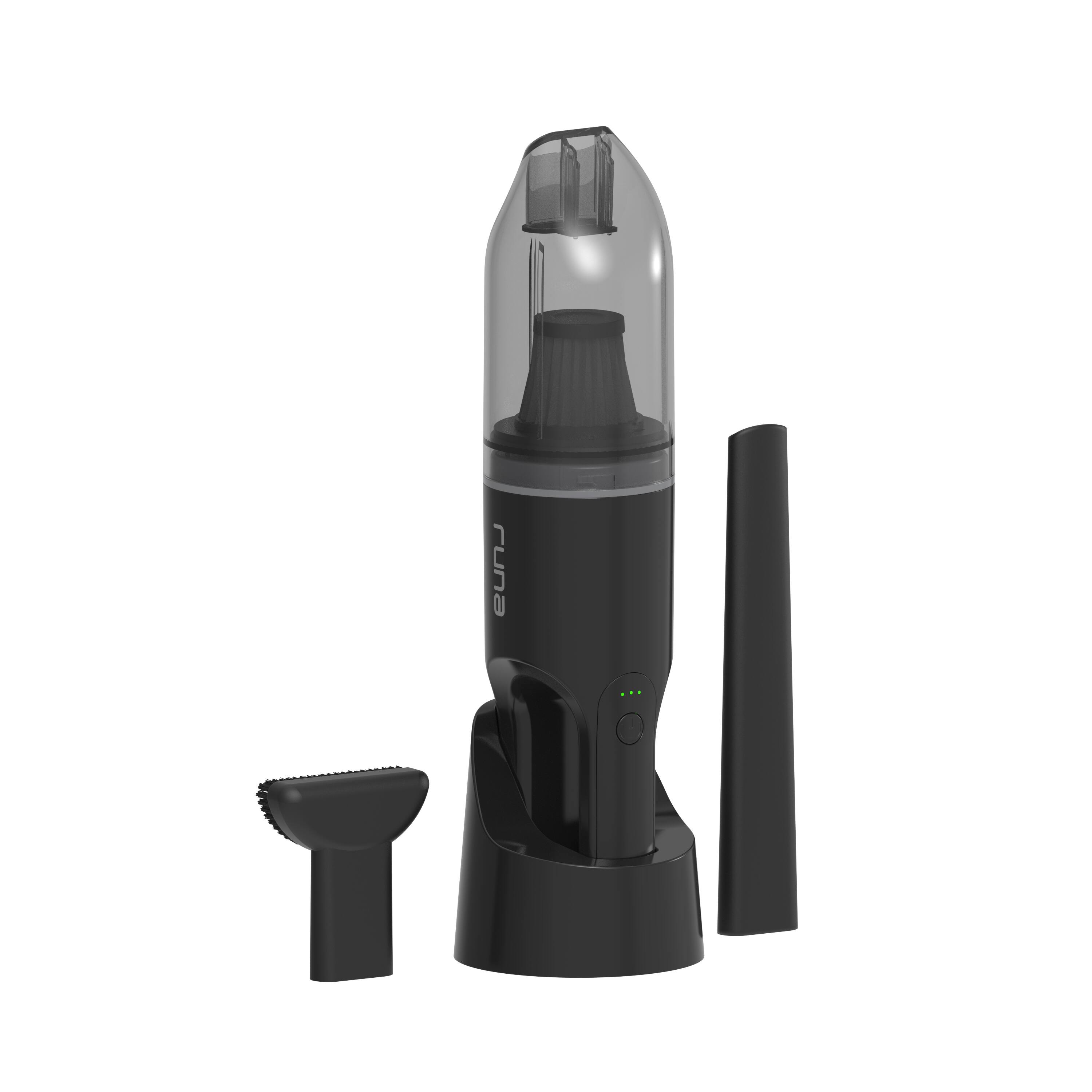 Angle. Tzumi - Runa Cordless Handheld Vacuum with USB Charging and Multiple Attachments.