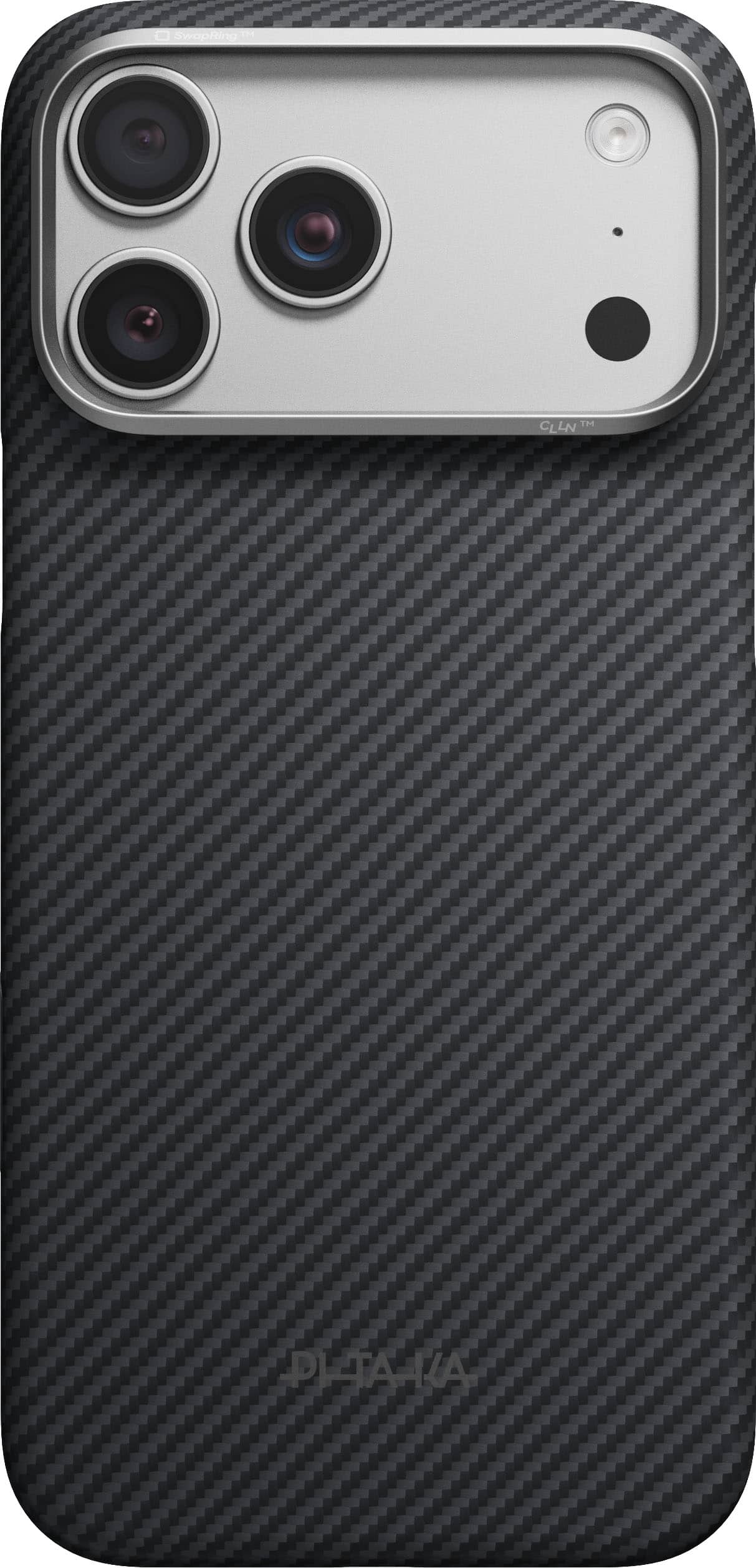 Pitaka - Classic Edge Case for iPhone 18 Pro Max / 17 Pro Max - Black Grey(Twill)