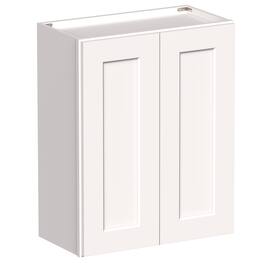 Boyel Living - 24-in W x 30-in H x 12-in D Shaker RTA Kitchen Wall Cabinet with Soft-Close - White Shaker
