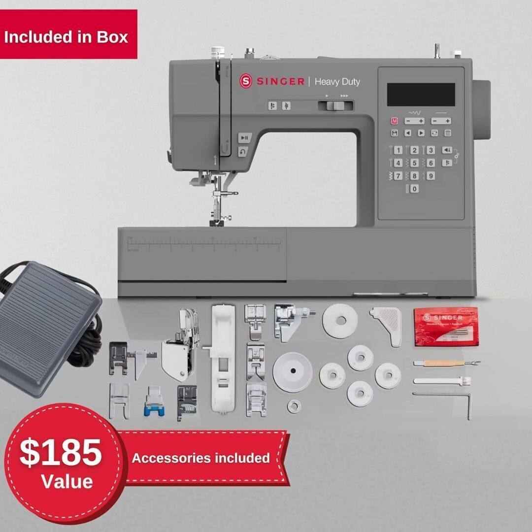 Singer HD6700C Heavy Duty 6700C Sewing Machine Gray HD6700C - Best Buy