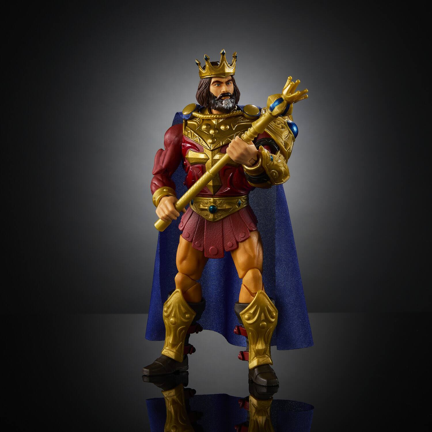 Alt View 3. Mattel - Mattel Collectible - Masters of the Universe Masterverse New Eternia King Randor (He-Man, MOTU)   - Collectibles - Multicolor.