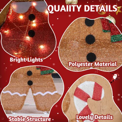QUALITY DETAILS

- Bright Lights
- Polyester Material
- Stable Structure
- Lovely Details