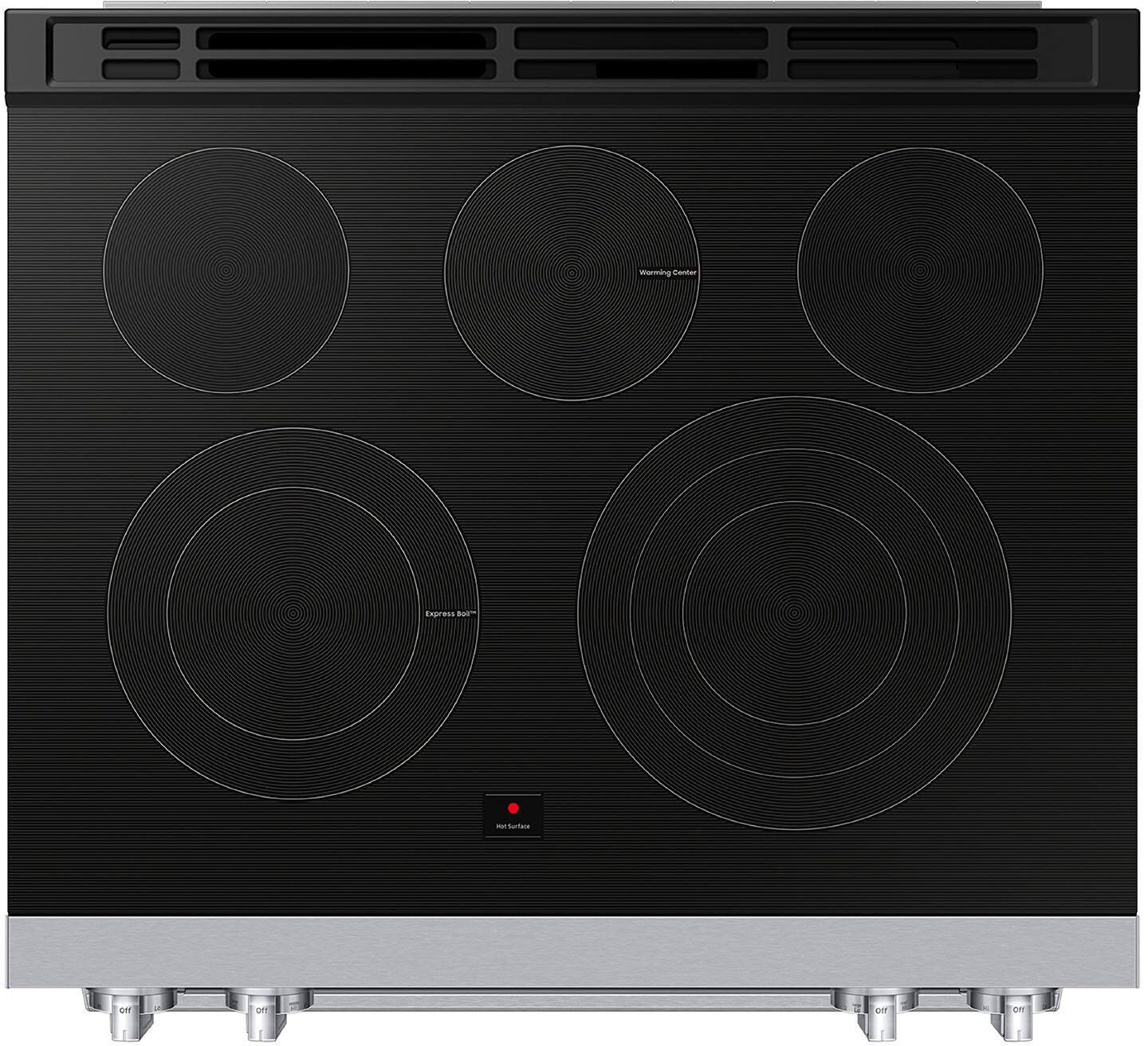 Warming Center  
Express Boil  
Hot Surface