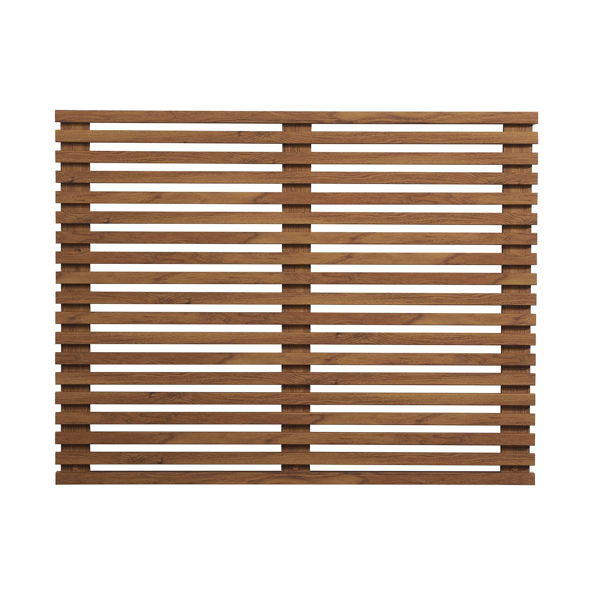 Back. Modway - Render Wall Mount Twin Headboard by Modway - Brown.