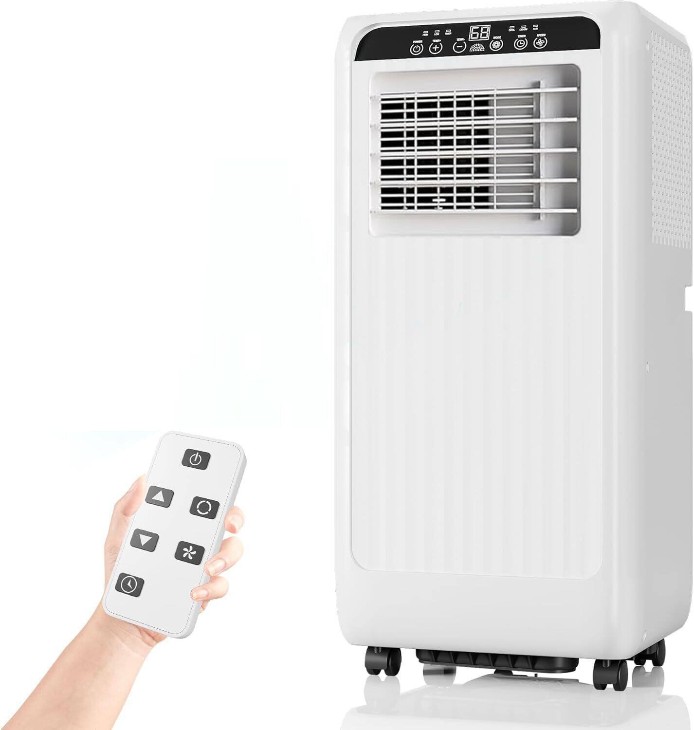 Alt View 4. GARVEE - 8000 BTU Ultra Quiet Portable Air Conditioner-350 Sq.Ft.