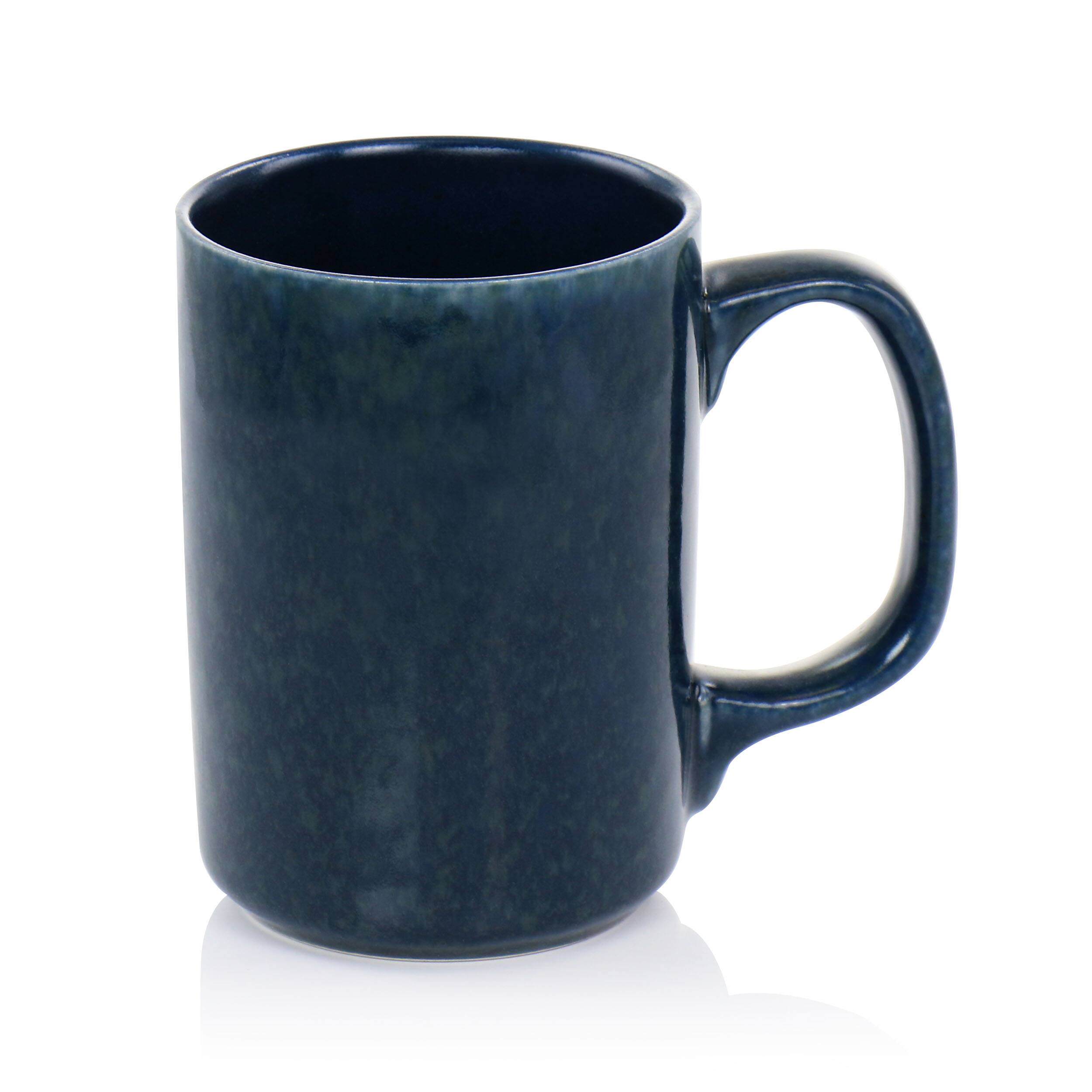 Alt View 3. Mr. Coffee - Mr. Coffee Mr. Sidewalk Blues 18oz 4 Piece Stoneware Mug Set in Assorted Colors - Assorted.