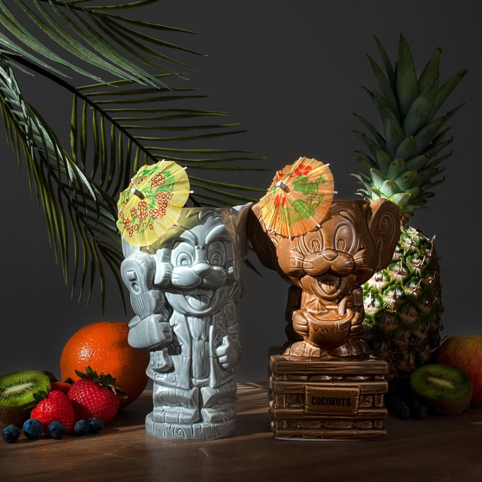 Alt View 10. Toynk - Geeki Tikis Tom and Jerry Ceramic Mugs | Set of 2 - Brown.