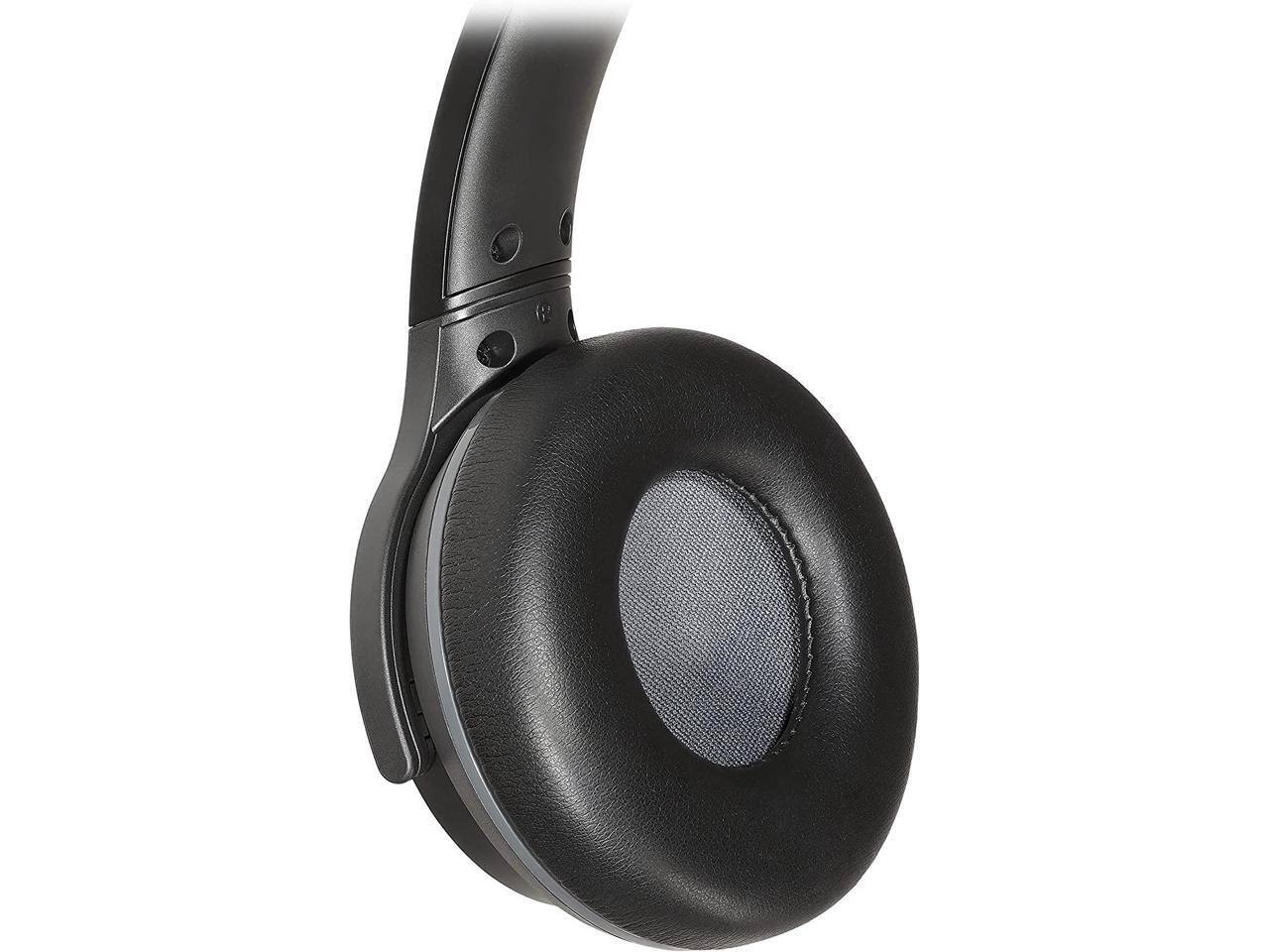 Alt View 7. Audio-Technica - ATH-S220BT Wireless On-Ear Headphones (Black) - Black.