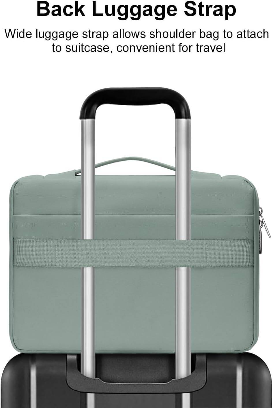 Back Luggage Strap

Wide luggage strap allows shoulder bag to attach to suitcase, convenient for travel