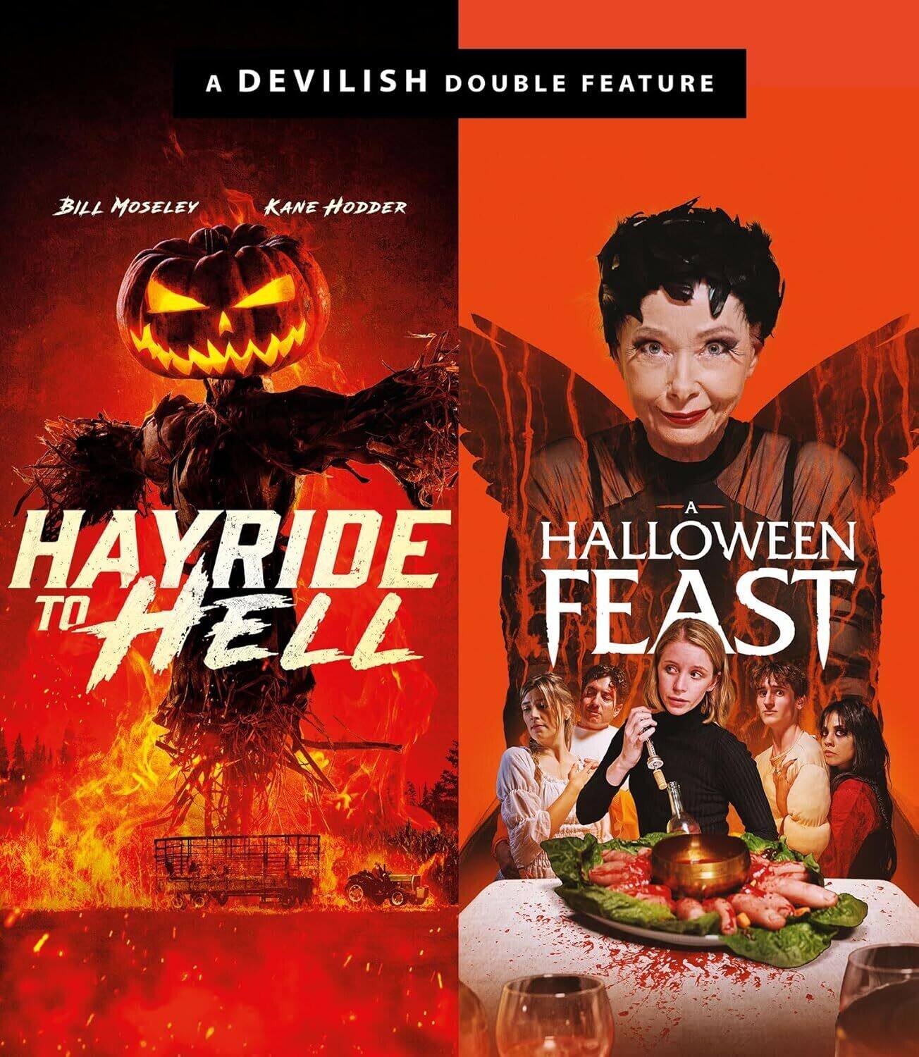 Front. Hayride to Hell / A Halloween Feast   - BLU-RAY.