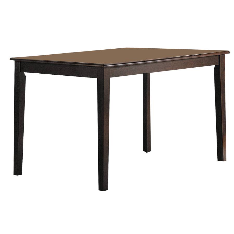 Manhattan Lane Wooden Dining Table With Tapered Legs Brown - Best Buy