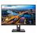 Front. Philips - 243B1 23.8" IPS LCD FHD Monitor (USB-C) - Black.
