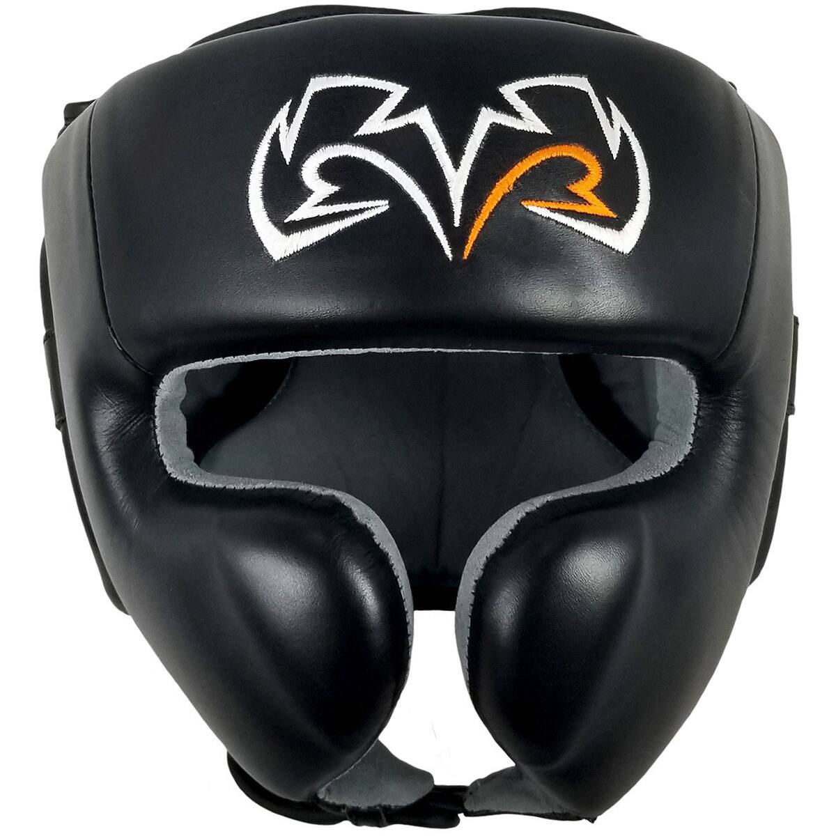 Alt View 1. RIVAL - Rival Boxing RHG30 Mexican Training Headgear - Small - Black/Black - Black/Black.