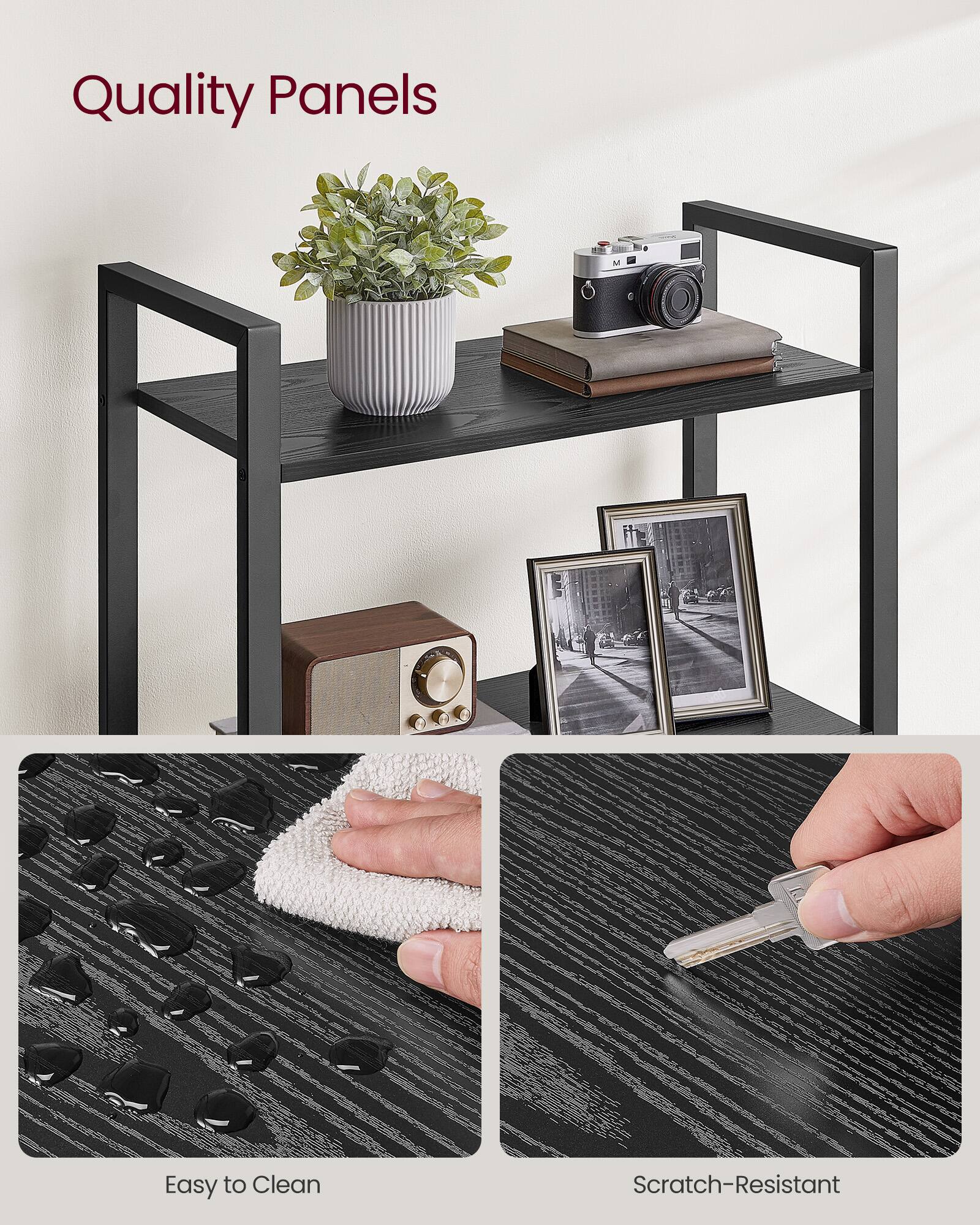 Quality Panels

Easy to Clean

Scratch-Resistant