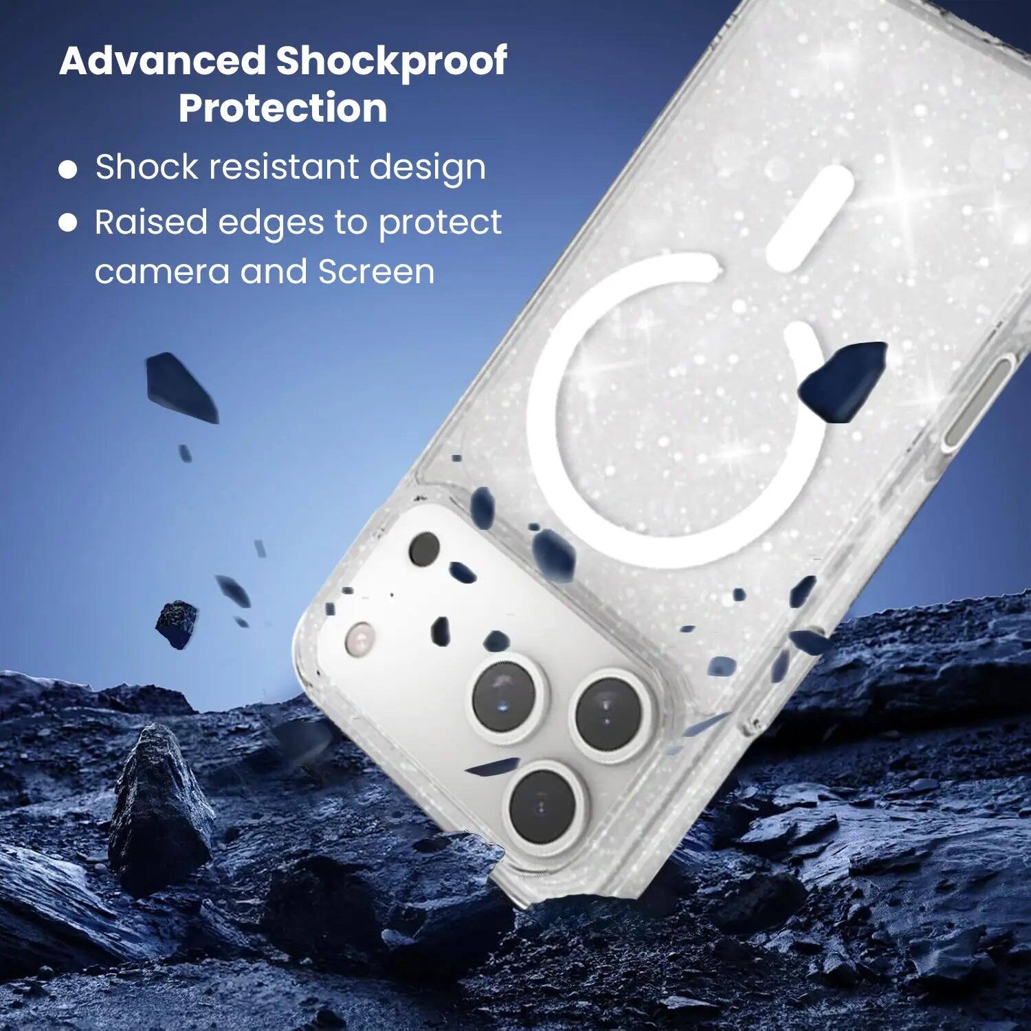 Advanced Shockproof Protection  
- Shock resistant design  
- Raised edges to protect camera and screen