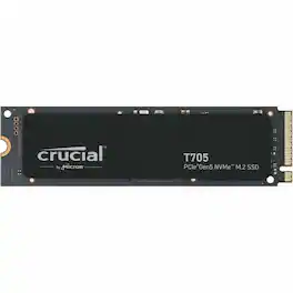 Crucial - T705 4 TB Solid State Drive - M.2 2280 Internal - PCI Express NVMe (PCI Express NVMe 5.0 x4) - Desktop PC Device