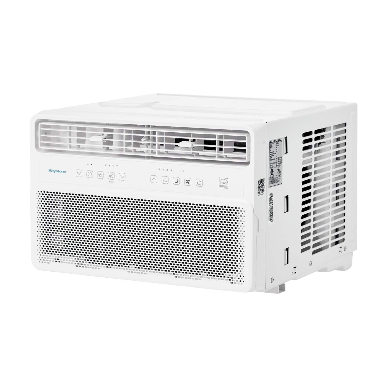 Keystone - 18,000 BTU 1,000 Sq. Ft. 230V Window Mounted Inverter Air Conditioner - White