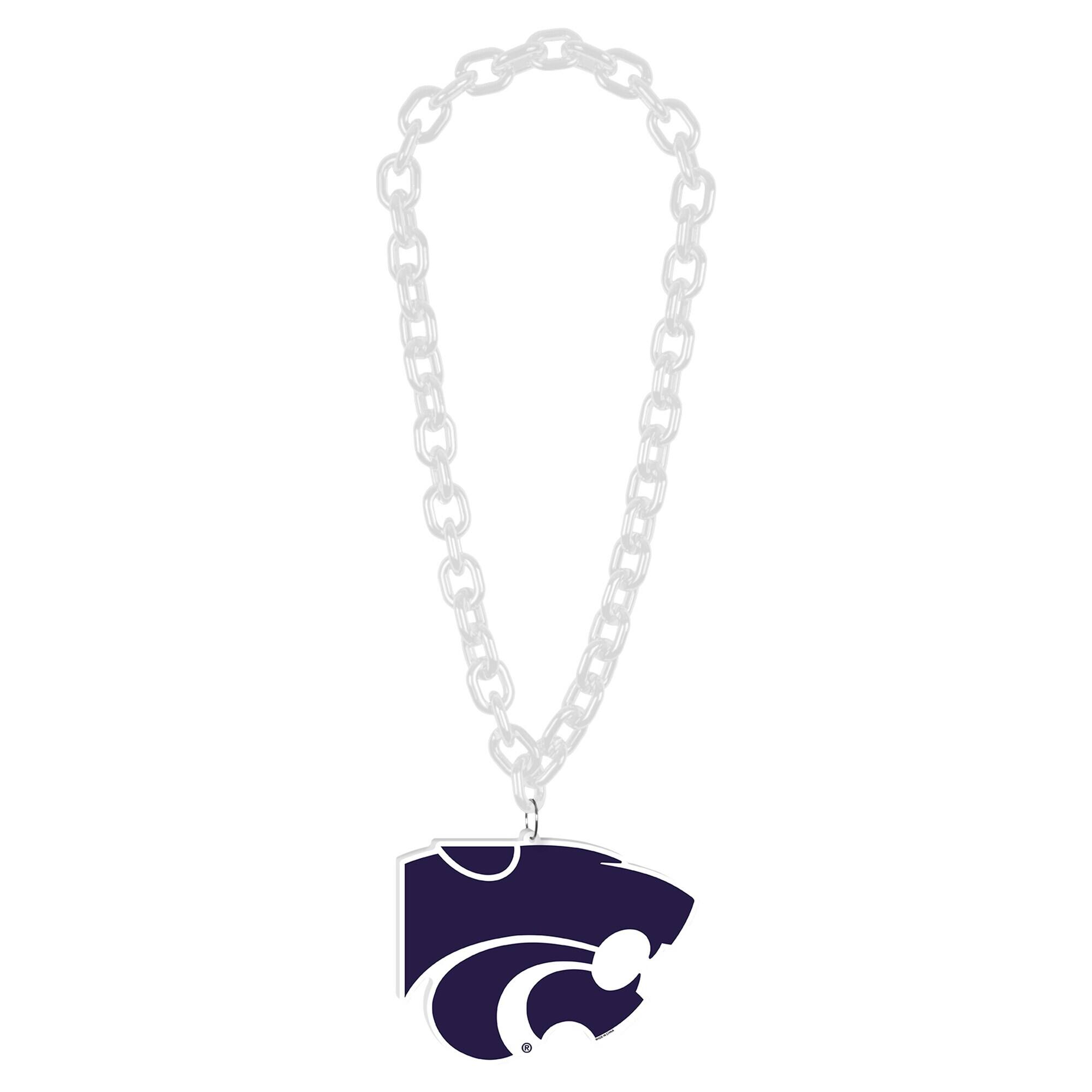 WinCraft - Kansas State Wildcats Big Chain Logo Necklace - Multicolor price history on PriceWatchPro
