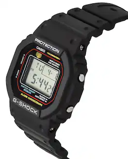 Casio - G-Shock Digital Bio-Based Resin Quartz DW-5600RL-1 200M Men's Watch - Black