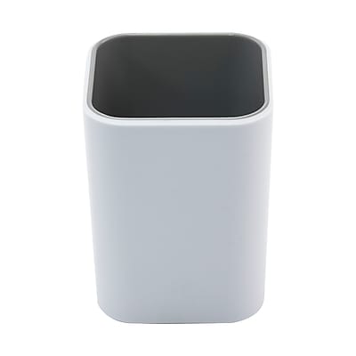 Alt View 2. Fusion - Fusion Pencil Cup Holder, White/Gray (37524) - White/Gray.