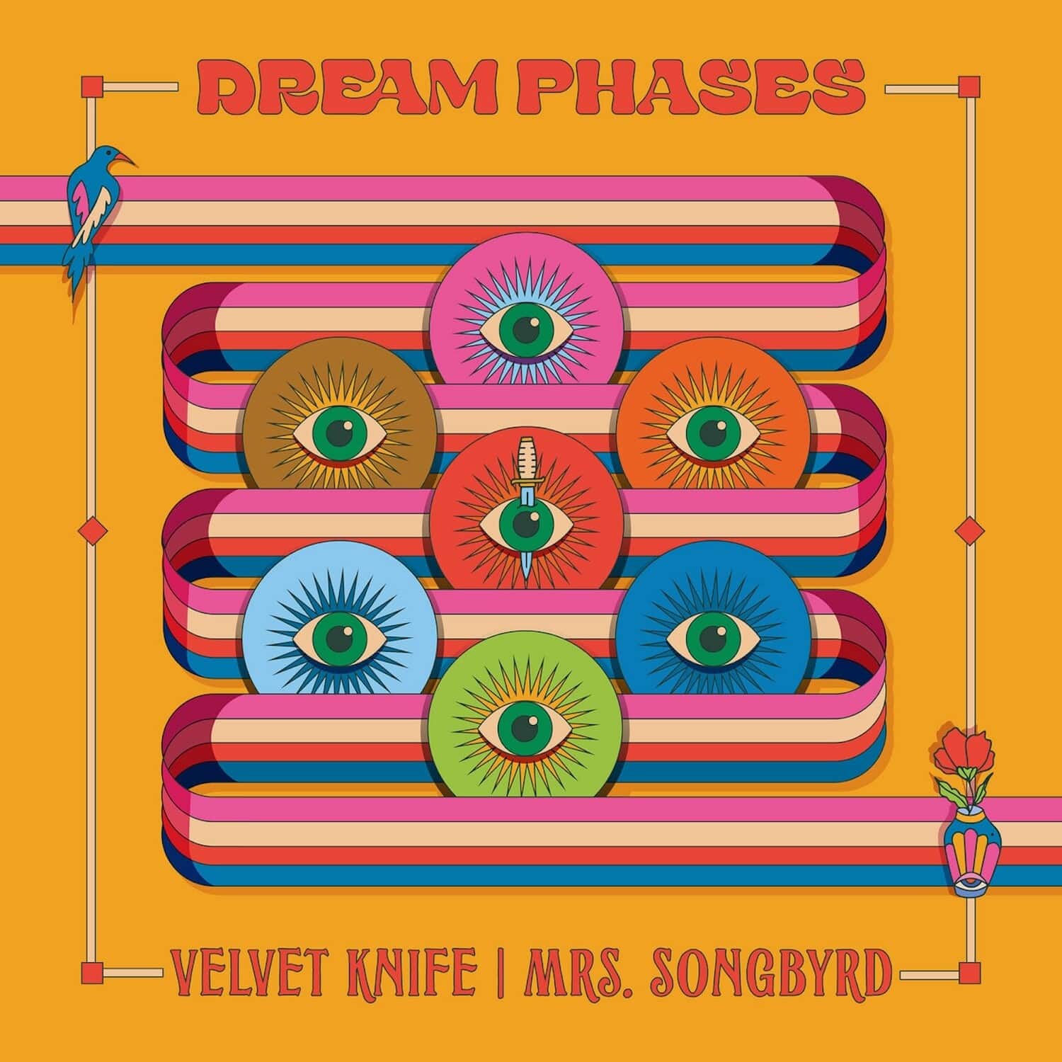 Dream Phases - Velvet Knife B/W Mrs. Songbyrd - Orange  - 7-INCH SINGLE