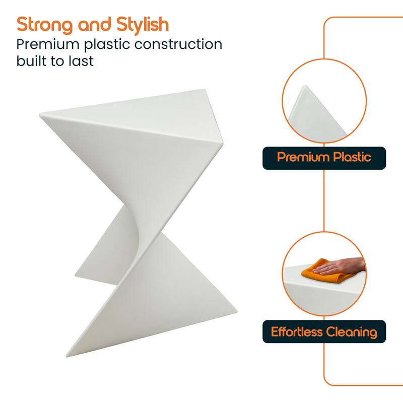 Strong and Stylish  
Premium plastic construction built to last  

- Premium Plastic  
- Effortless Cleaning