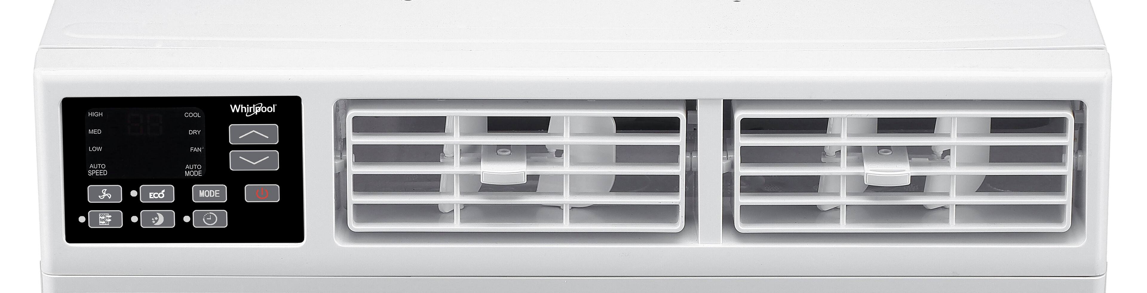 HIGH MED LOW 38 COOL DRY FAN Whirlpool AUTO SPEED AUTO MODE