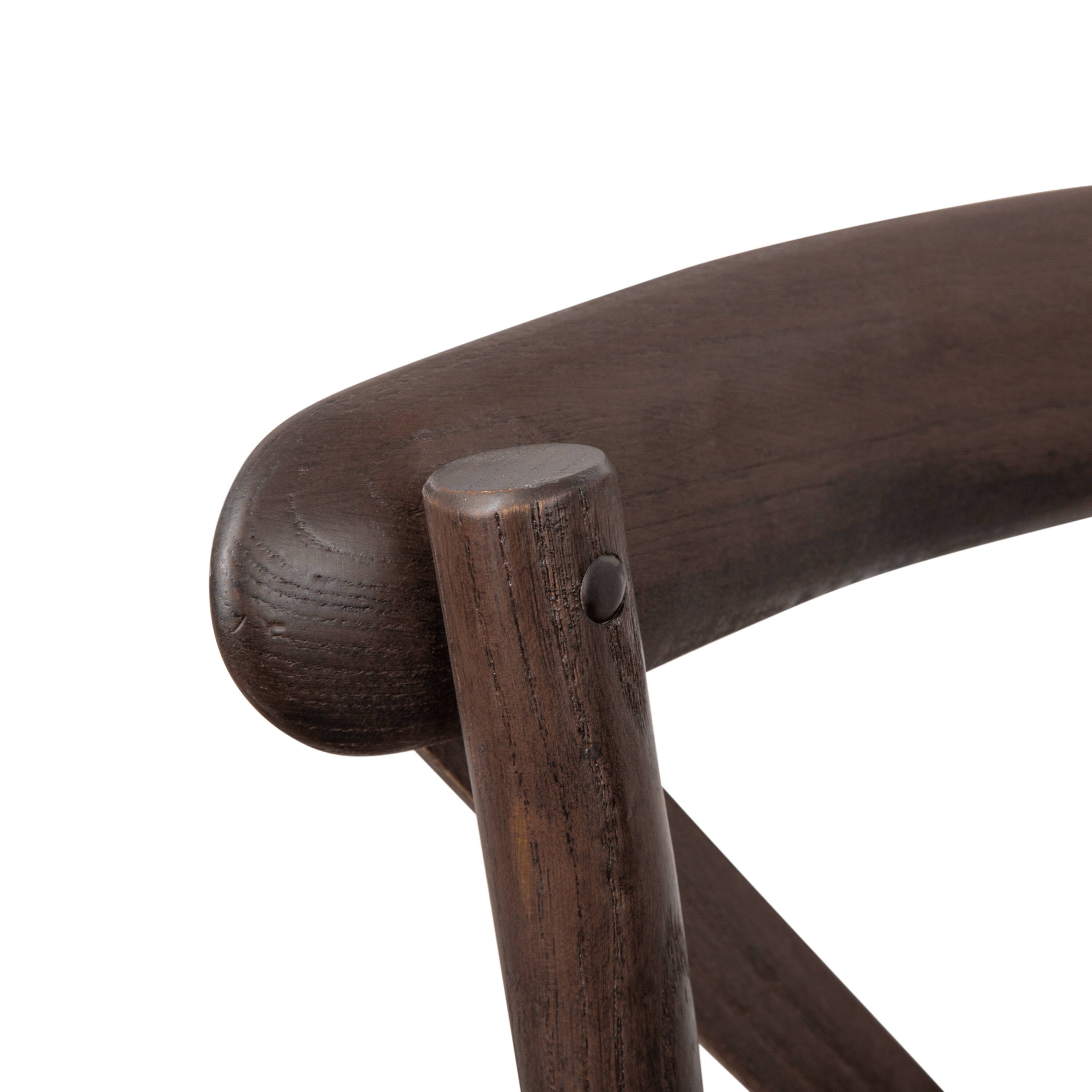 Alt View 10. Emma + Oliver - Stackable Wood Cross Back Dining Chair - Mahogany.