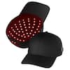 Front. Tzumi - SLF Red Light Therapy Hair Cap - Black.