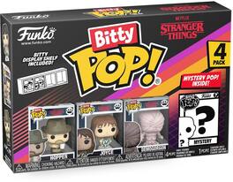 Funko - Bitty POP!: Stranger Things SZN1 - Hopper 4-Pack - COLLECTIBLES - Multicolor