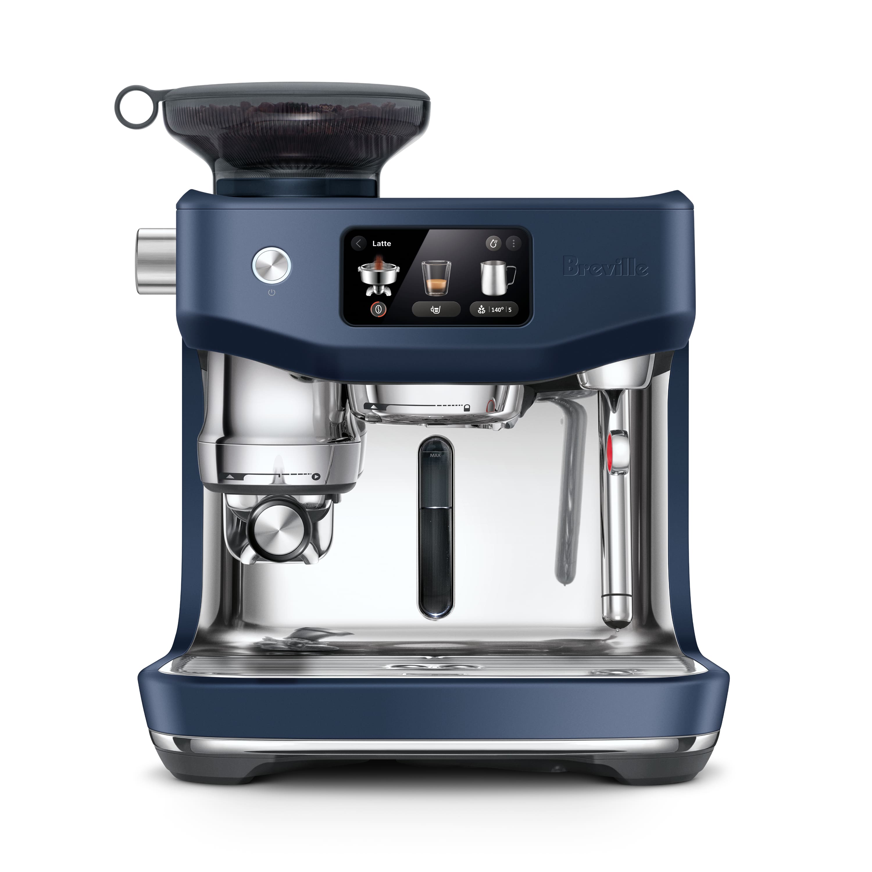 Breville - the Oracle Jet Espresso Machine - Damson Blue - Front_Zoom