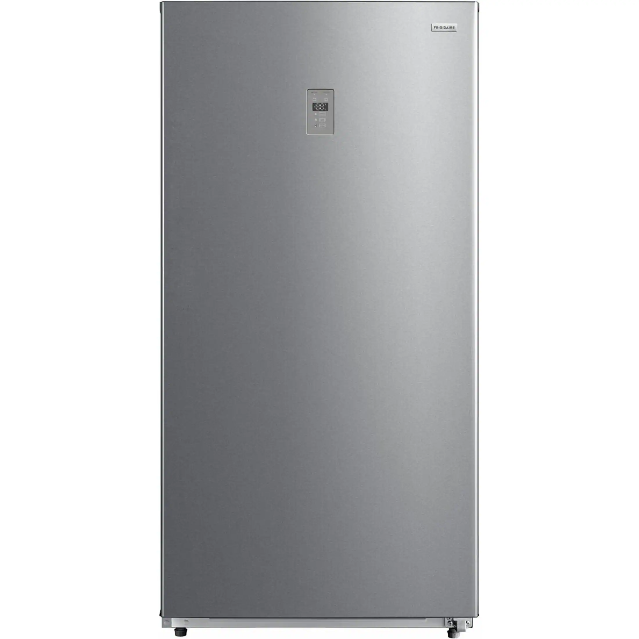Front. Frigidaire - 18 Cu. Ft. Garage Ready Upright Convertible Freezer / Refrigerator - Fingerprint-Resistant Stainless Steel Look.