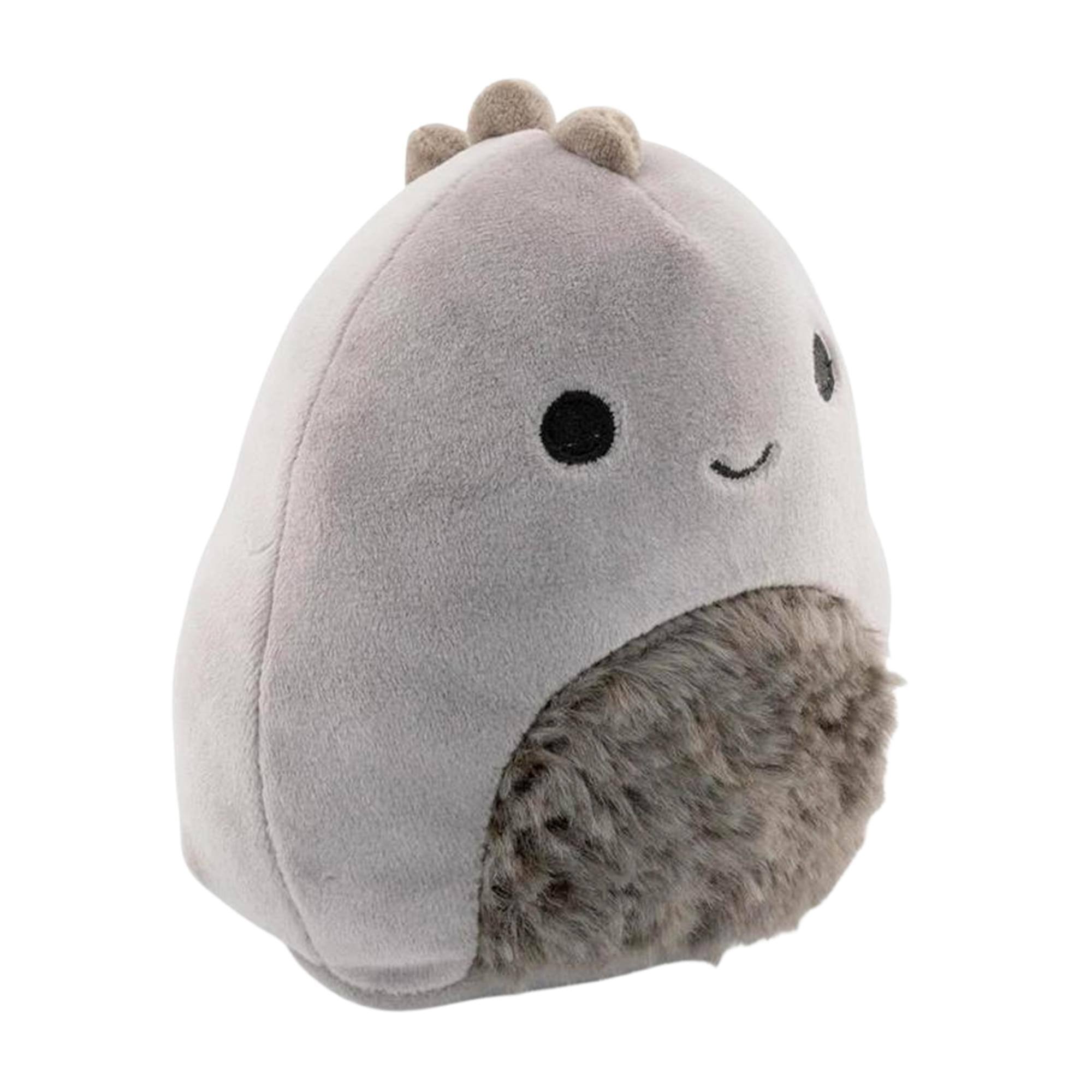 Alt View 1. Kellytoy - Squishmallow Cozy Squad 8 Inch Plush | Lang the Gray Dinosaur - Gray.