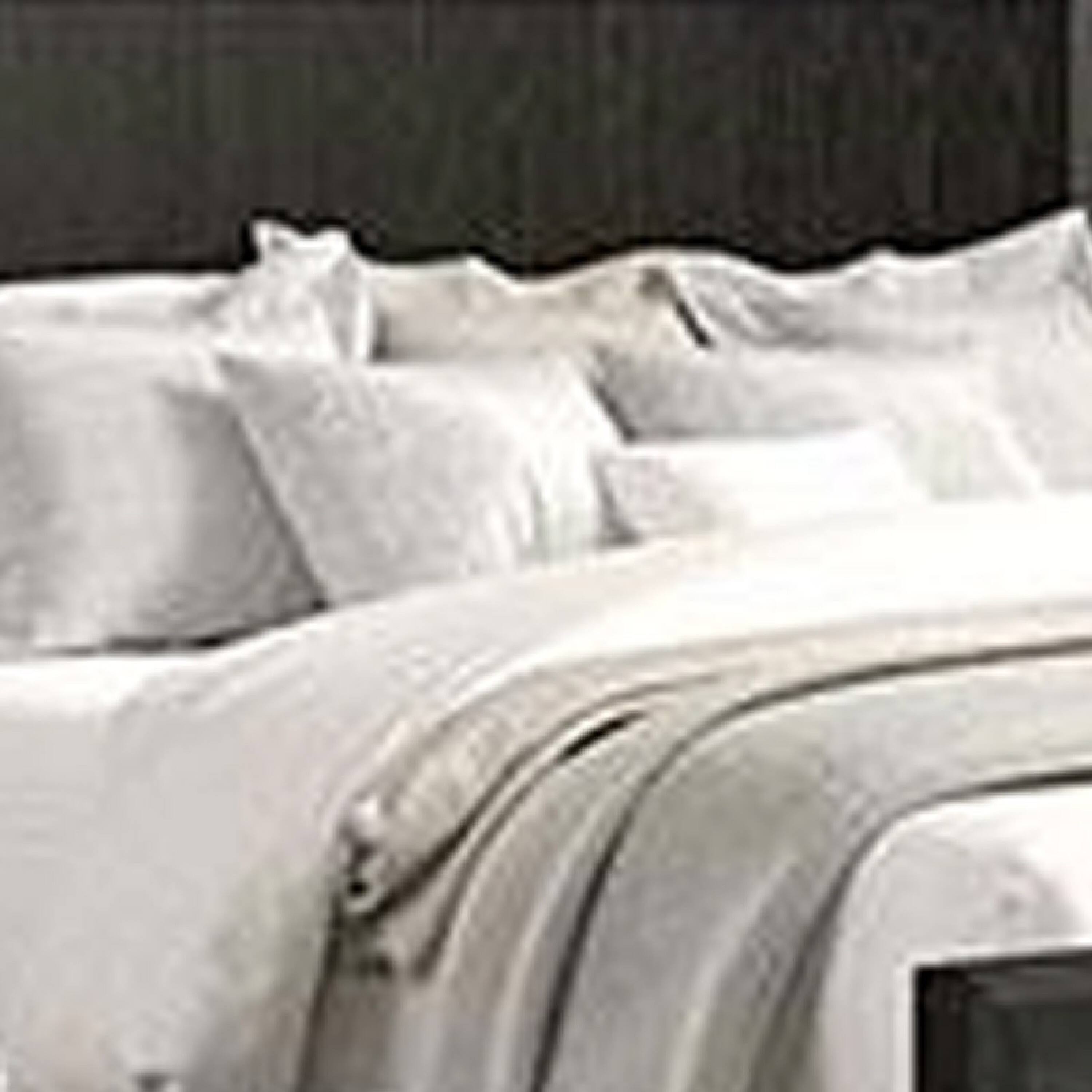 Alt View 1. Manhattan Lane - Kaira Queen Size Bed, Metal Accents, Espresso Brown Solid Rubberwood - Espresso Brown, Black.