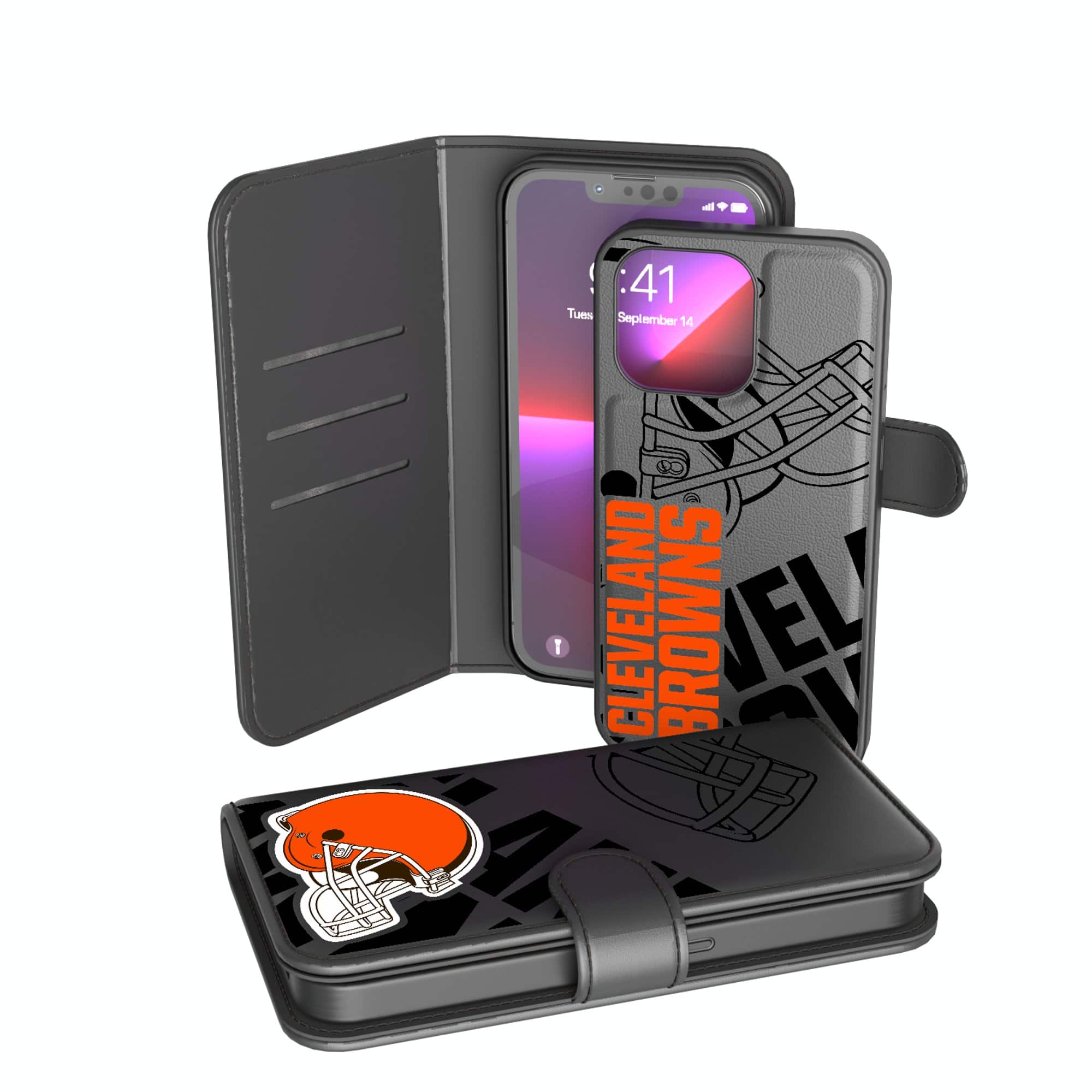 Keyscaper - NFL - Cleveland Browns iPhone Wallet Case - 11 Pro - Multicolor