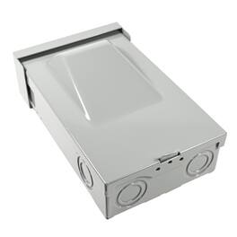 HQRP - Non-Fusible AC Disconnect Switch Pull-Out, 60 Amp 120/240 VAC, Outdoor Type 3R Metal Enclosure - Gray