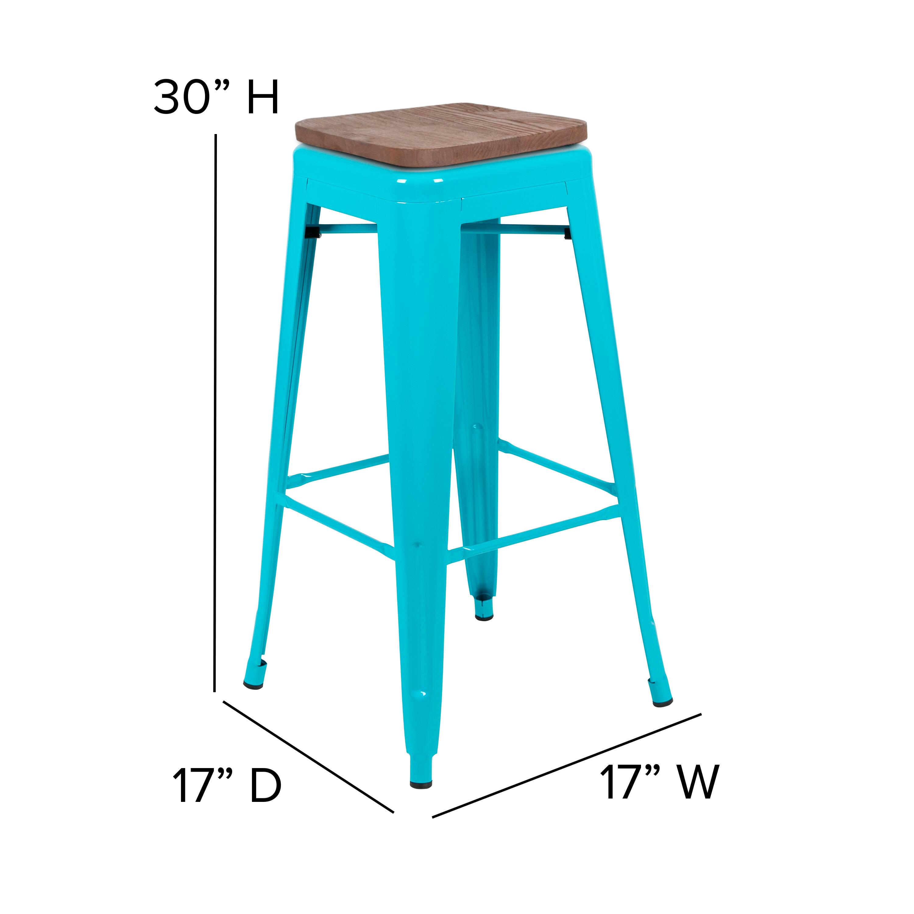 30" H 17" D 17" W