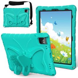 Dteck - Kids Case for Apple iPad (A16) 11" 2025/Pro 11 (2024)/10th Gen (2022) with Strap & Stand,Shockproof EVA Protective Cover - Mint