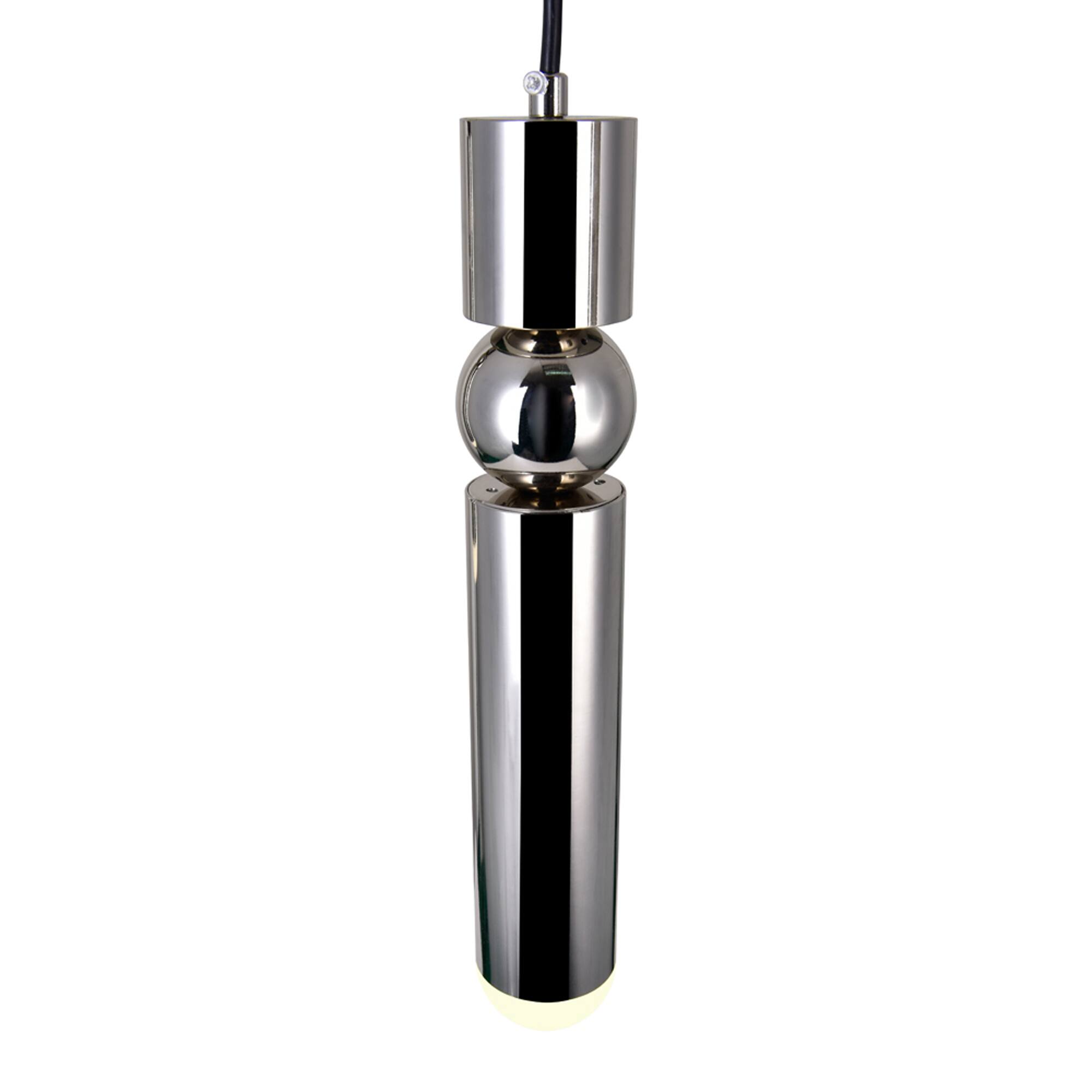 Alt View 1. CWI Lighting - Chime LED Pendant With Polished Nickel Finish - Polished Nickel.
