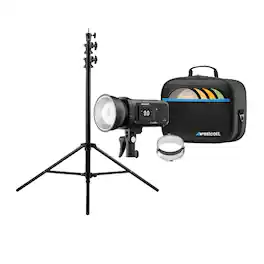 Westcott - FJ400 II Touchscreen Strobe with Battery (400Ws) and Light Stand Bundle