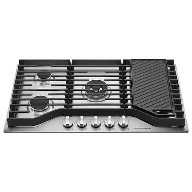 GASLAND - 36 inches 5 Burners Gas Cooktop with Griddle and CSA Certified - Stainless Steel