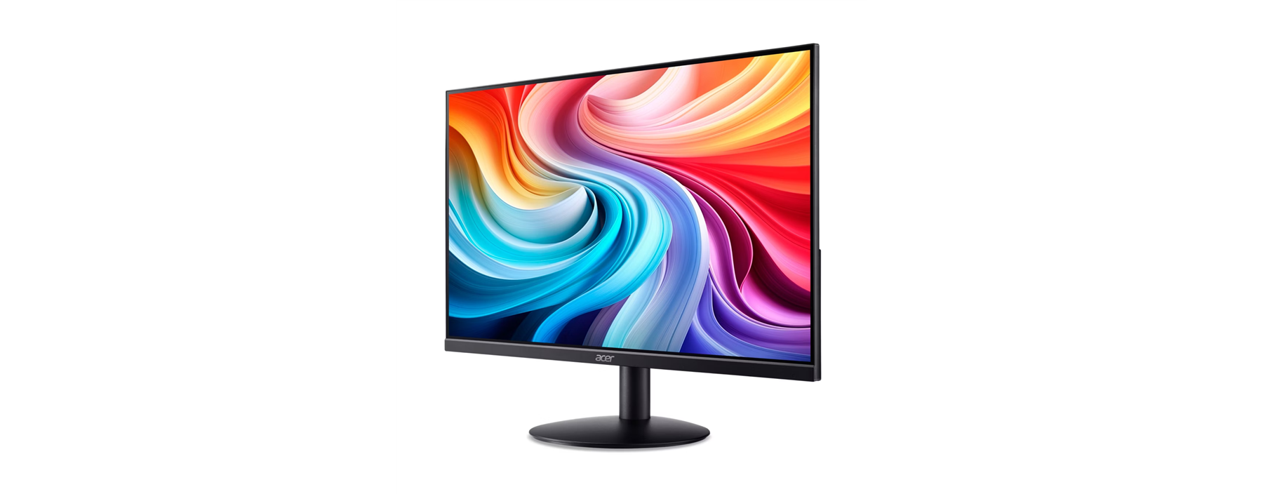 Left. Acer - SB242Y H1bi 23.8" Monitor 1920 x 1080 100Hz 250Nits 4ms 75x75mm VESA Mount 16:9 Aspect Ratio Thin Frame Design New.