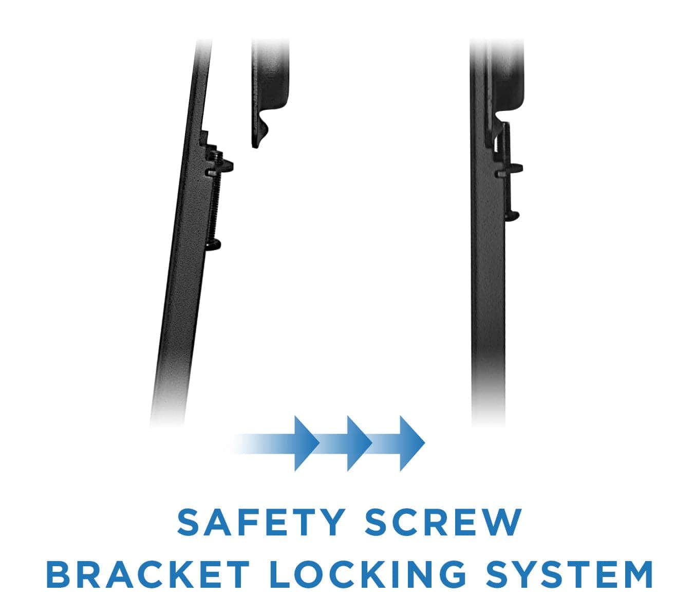 SAFETY SCREW BRACKET LOCKING SYSTEM