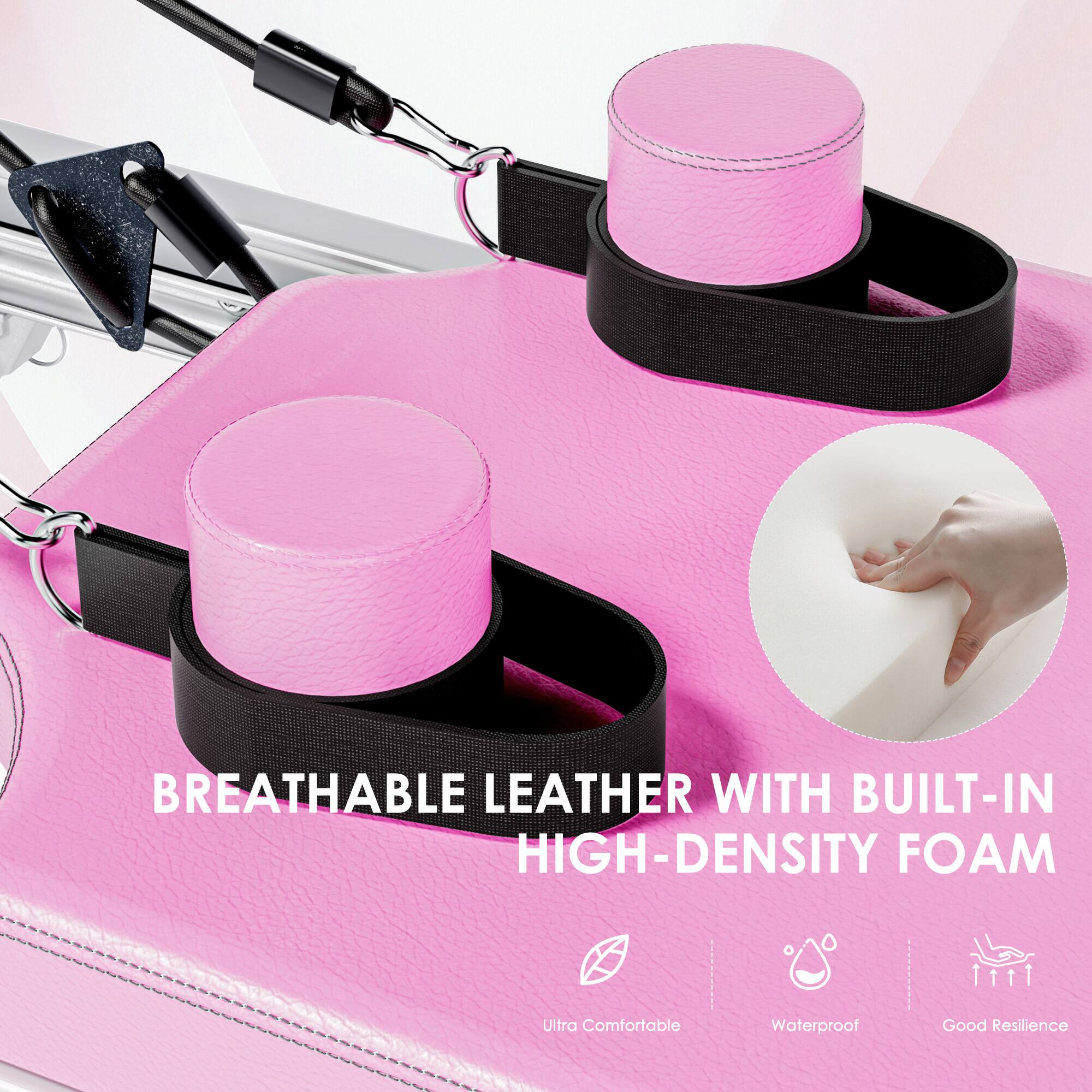 BREATHABLE LEATHER WITH BUILT-IN HIGH-DENSITY FOAM

Ultra Comfortable  
Waterproof  
Good Resilience