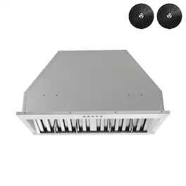 Streamline - 28 inches - Externally Vented - Range Hood Insert - Brushed Stainless Steel